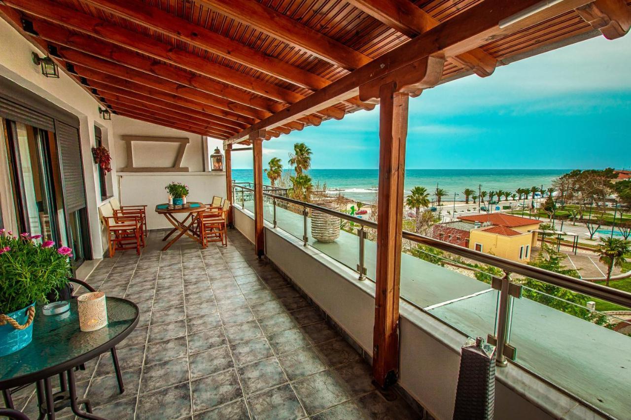 Aqua Mare Sea Side Rooms Nea Kallikrateia Exterior foto